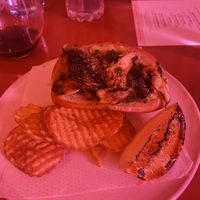 Loins Mane Mushroom Roll (also awesome) at Pinchy's in Melbourne