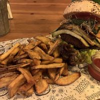 Vegan Ana Burger  at La Nueva Burguesa in Mallorca