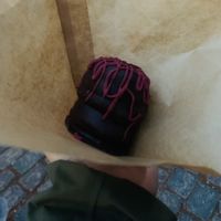 Licorice and raspberry  at Glean - Torvehallerne in Copenhagen