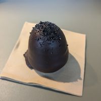 Liquorice flødeboller at Glean - Torvehallerne in Copenhagen