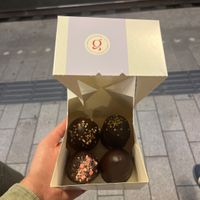 Klassisk, koldskål, passionfrugt and mocha/salt karamel  at Glean - Torvehallerne in Copenhagen