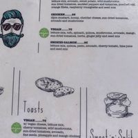 The 2 vegan options  at Chelsea Coffee & Brunch in Faro