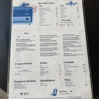 Menu 2, Nov 2025  at Chelsea Coffee & Brunch in Faro