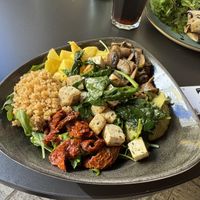 Vegan salad bowl  at Chelsea Coffee & Brunch in Faro