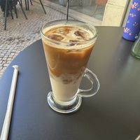 Iced coffee - soya was only available plant milk  at Chelsea Coffee & Brunch in Faro