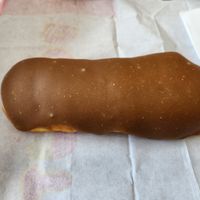 Vegan maple bar at Fluffy Donut in Seattle