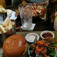 Super Greens Burger at Kirbys Brogue Inn in Tralee