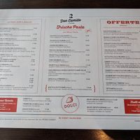 menu front at Don Camillo in Hart Bei Graz