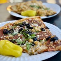 Muscle Beach Supreme Pizza   at Love Amaro Pizzeria in Venice