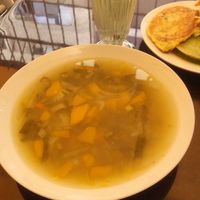 Vegetable soup at La Naturaleza in Chiclayo
