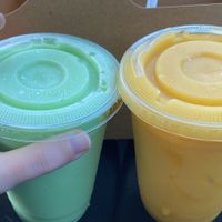 Non Dairy smoothies! Honeydew and Mango  at Luv'n Eat in Camarillo