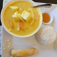 Lunch special.  And not so spicy by request. at Luv'n Eat in Camarillo