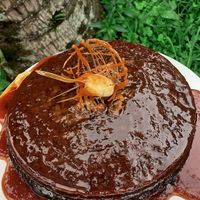 Bolo de banana com caramelo at Veganila in Paraty