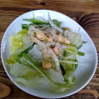 Salad at Cafe Shimamun+ in Tokashiki