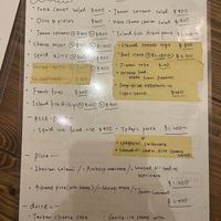 Menu for 5pm - 9pm (with options to make almost any dish into a veggie version if you ask!) 06.01.2023  at Cafe Shimamun+ in Tokashiki