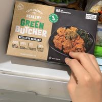 Frozen beef rendang  at Burgreens - Mall of Indonesia in Jakarta