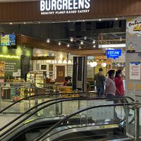 Outside - located on the second floor inside the mall  at Burgreens - Mall of Indonesia in Jakarta