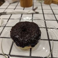 Chocolate donut, really good! at Burgreens - Mall of Indonesia in Jakarta