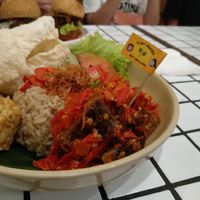 nasi gurih dendeng balado at Burgreens - Mall of Indonesia in Jakarta