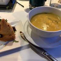 Dahl soup and samosa   at Zaanse Kathmandu Kitchen in Koog Aan De Zaan