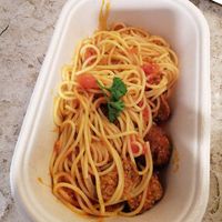 Nomeat pasta at The Social Kitchen - Jurong Bird Park in West Singapore