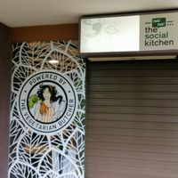 Signage at The Social Kitchen - Jurong Bird Park in West Singapore