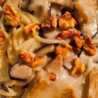 NoChicken Truffle Alfredo Pasta at The Social Kitchen - Jurong Bird Park in West Singapore