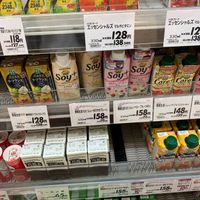 Soy drinks at AEON Mall in Nagoya