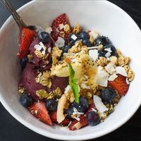 Acai bowl at Public Greens - Keystone Crossing in Indianapolis