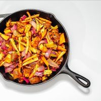Roasted veggies at Public Greens - Keystone Crossing in Indianapolis