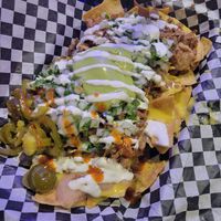 Carne asada nachos at Tacos Veganos in Phoenix