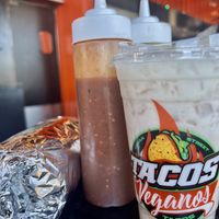 Get the horchata!!  at Tacos Veganos in Phoenix