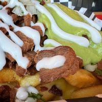Nacho fríes  at Tacos Veganos in Phoenix