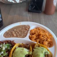 taco plate  at Tacos Veganos in Phoenix