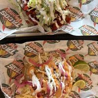 Sope and cauli Baja taco   at Tacos Veganos in Phoenix