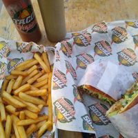 Tacos Veganos did it again! Great tortas, great fries. at Tacos Veganos in Phoenix