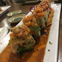 This one was topped with carrot at Koi Sushi in San Jose Del Cabo