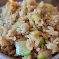 Veggie fried rice not on menu at Koi Sushi in San Jose Del Cabo