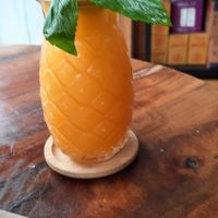 Fresh orange juice at Swallow Coffee Traders in Rockdale