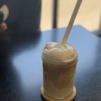 Iced latte with ice cream .  at Swallow Coffee Traders in Rockdale