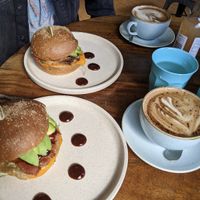 Bacon egg burger - must try   at Swallow Coffee Traders in Rockdale