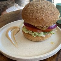 Chicken burger   at Swallow Coffee Traders in Rockdale