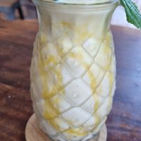 Mango smoothie at Swallow Coffee Traders in Rockdale
