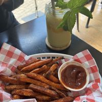 Sweet potato fries  at Swallow Coffee Traders in Rockdale