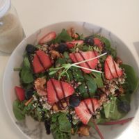 Quinoa and fruit salad at The Little Poet in Hobart