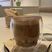 Cappuccino at The Little Poet in Hobart