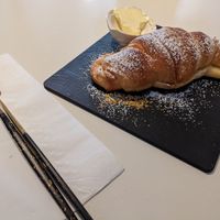 Vegan plain croissant 🥐 at The Little Poet in Hobart