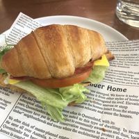 Vegan croissant at The Little Poet in Hobart