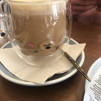 Latte at The Little Poet in Hobart