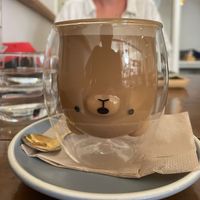 Oat flat white at The Little Poet in Hobart